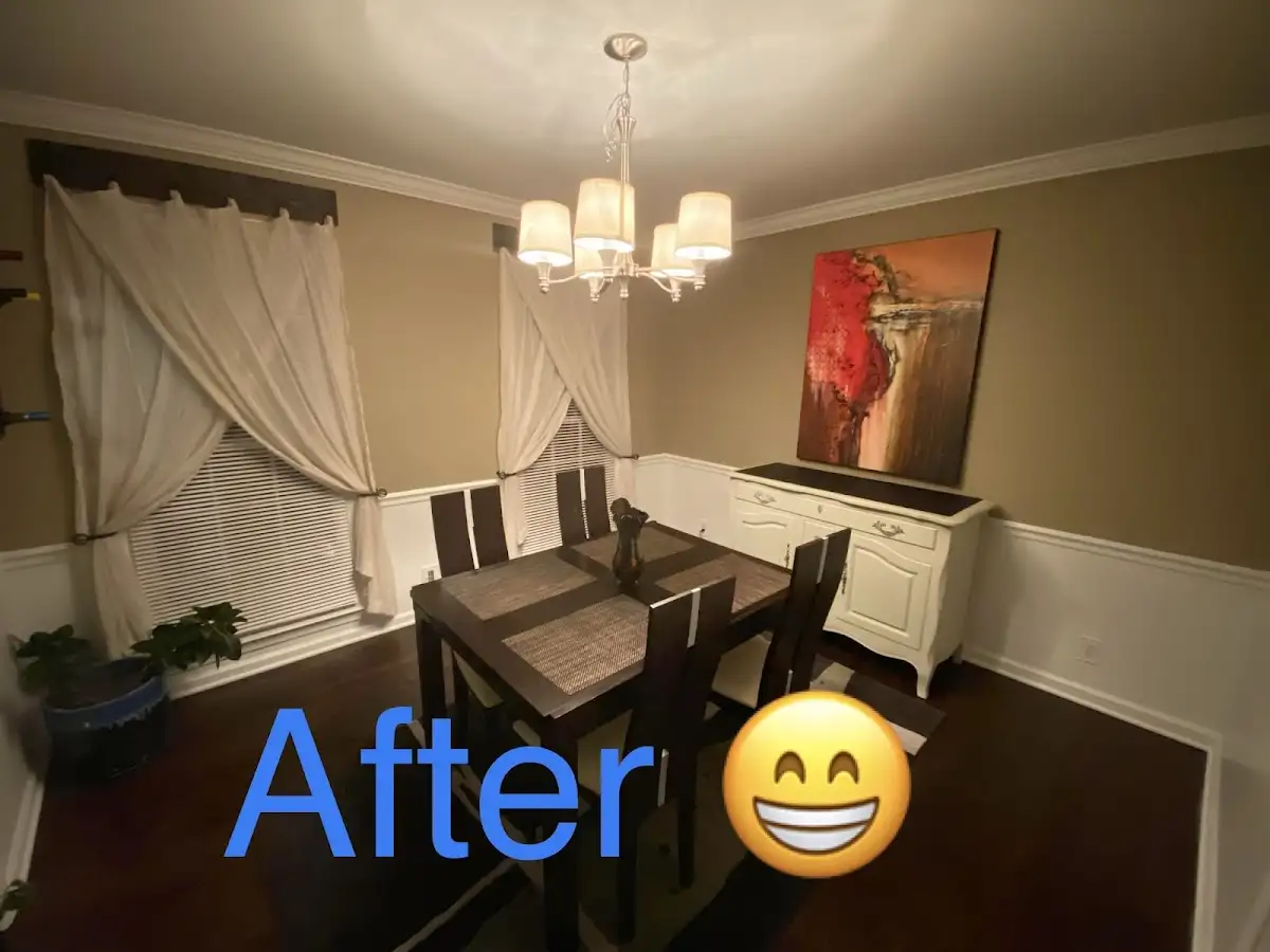 Professional dining room restoration after water damage in East Bridgewater